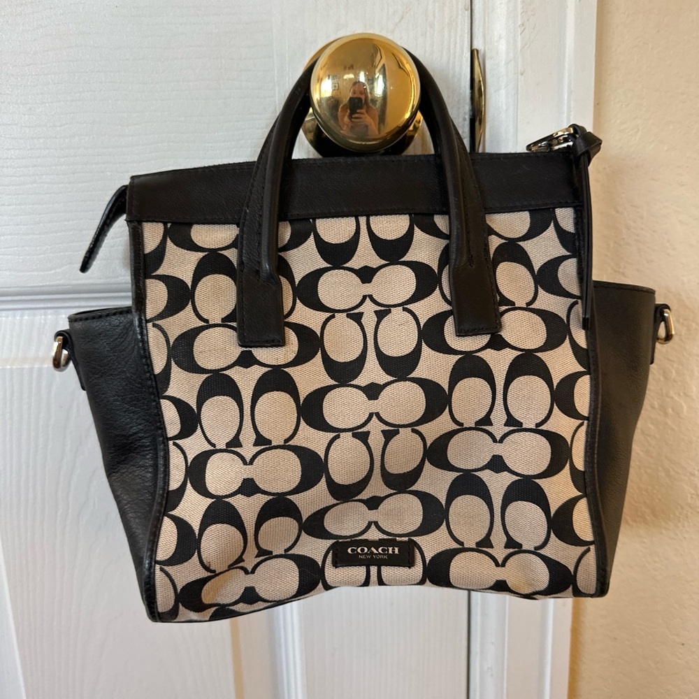 Coach Bleecker Signature Mini Riley Carryall - Picture 2 of 8